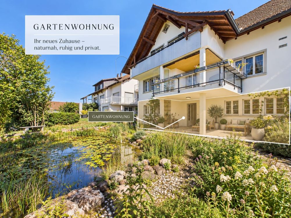 Ä wunderbari Gartewohnig sucht sin Bewohner - Bild 2