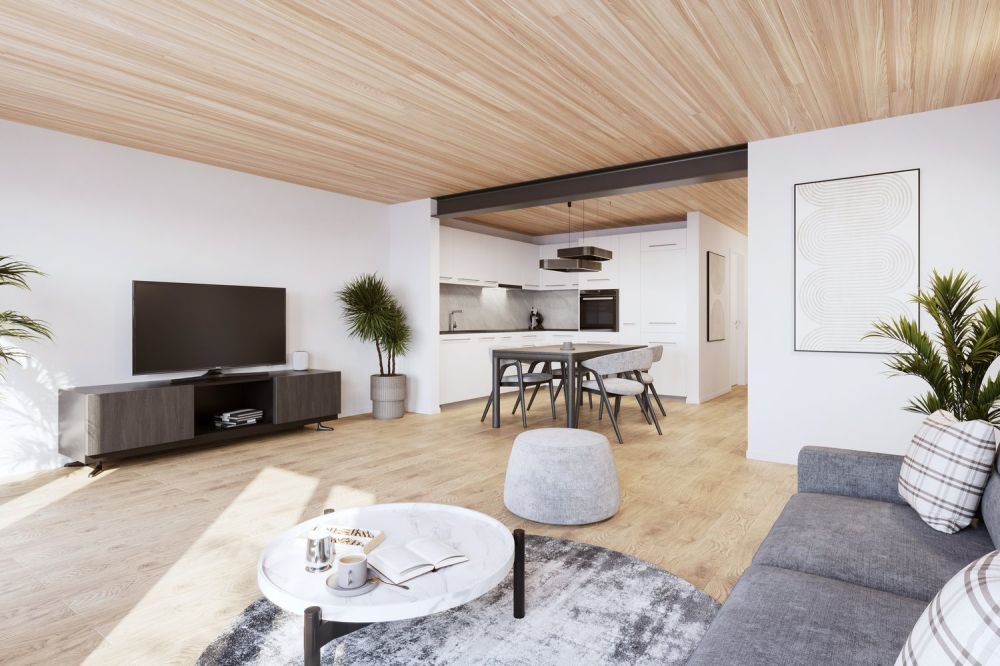 Erstvermietung: Wohnen im Holz – 3.5-Zimmer-Gartenwohnung in Kerns - Bild 3