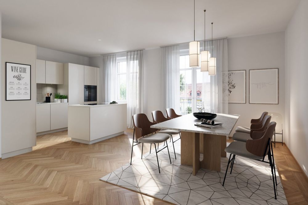 modernes Wohnen in ruhigem Quartier - Küche