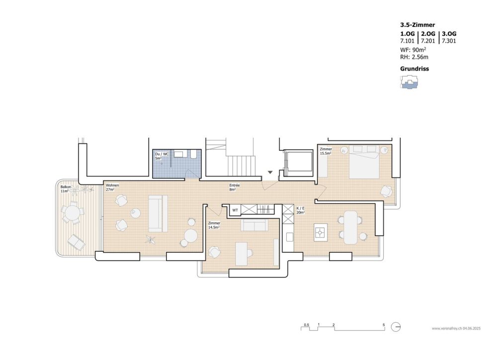 Neubau Moderne 3.5-Zimmer-Wohnung in Derendingen - Bild 5