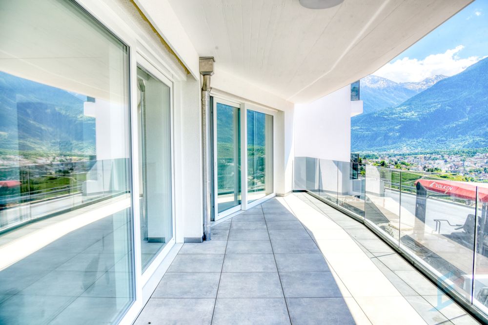 A LOUER - Splendide appartement neuf de 3½ pièces au coeur des vignobles - Appartement Leuk - Balcon Sud / Wohnung Leuk - Südbalkon / Appartement Leuk - South balcony