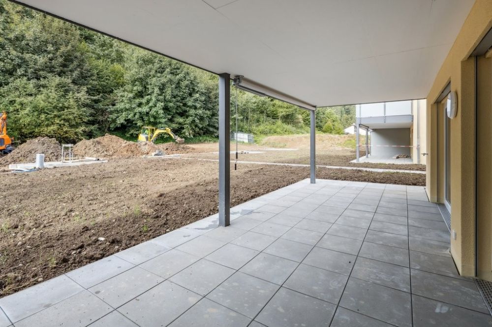 HOCHWERTIGE GARTENWOHNUNG AN RUHIGER LAGE - NEUBAUPROJEKT EICHHOLZ - Sitzplatz