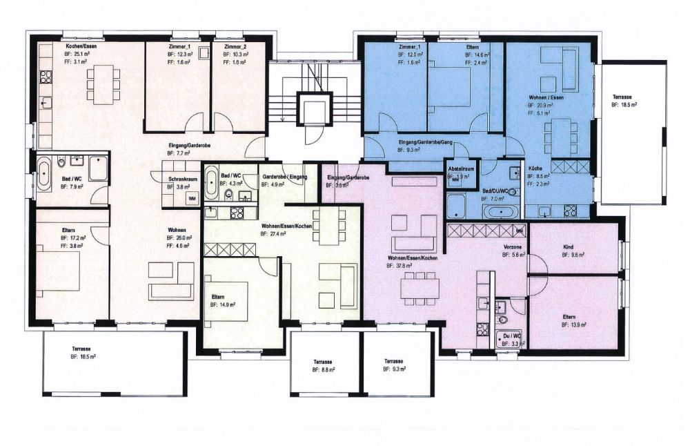 Tolle 3.0 Zi.-Wohnung - Grundriss