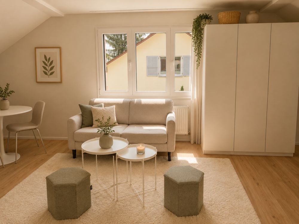 1 Zimmer Wohnung Möbliert ! Frisch Renoviert - Bild 9