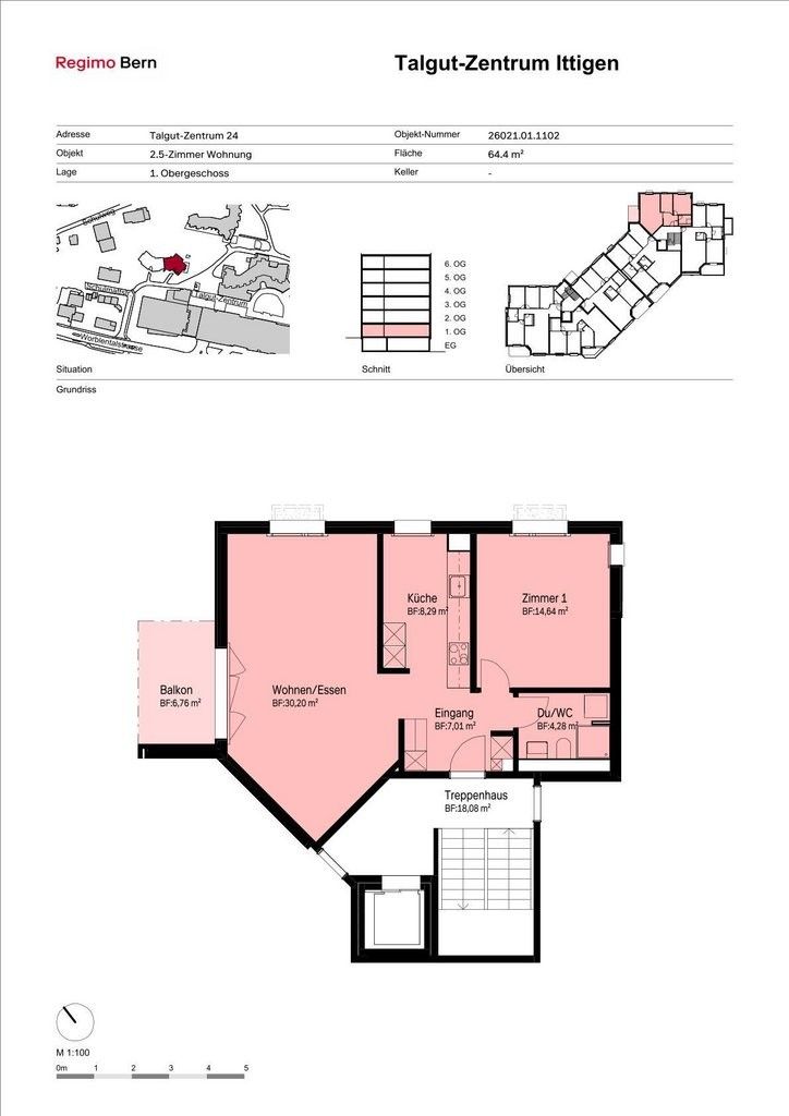 ERSTBEZUG - Moderne, renovierte Wohnungen für Paare und Einzelpersonen - Grundrissplan
