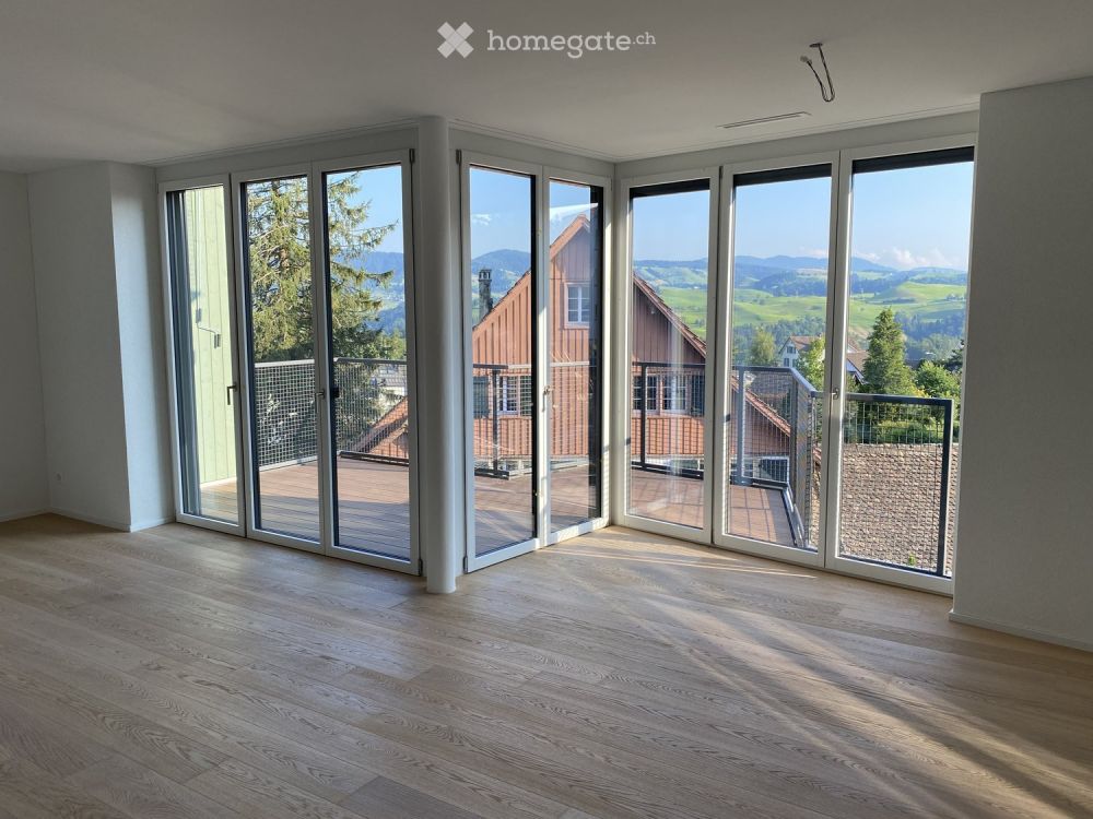5.5-Zimmer-Maisonette/Duplex-Wohnung mit wunderschöner Fernsicht in familienfreundlicher Überbauung - Bild 1