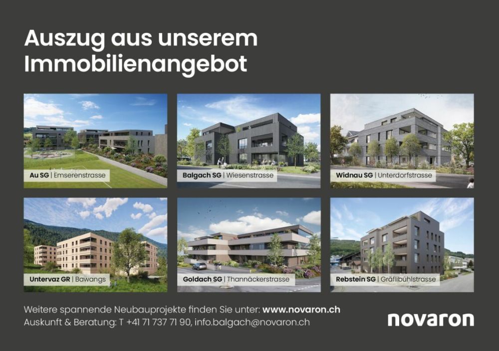 Wohnen mit Blick auf die Reben von Berneck - Überbauung Emseren, Au - Bild 12