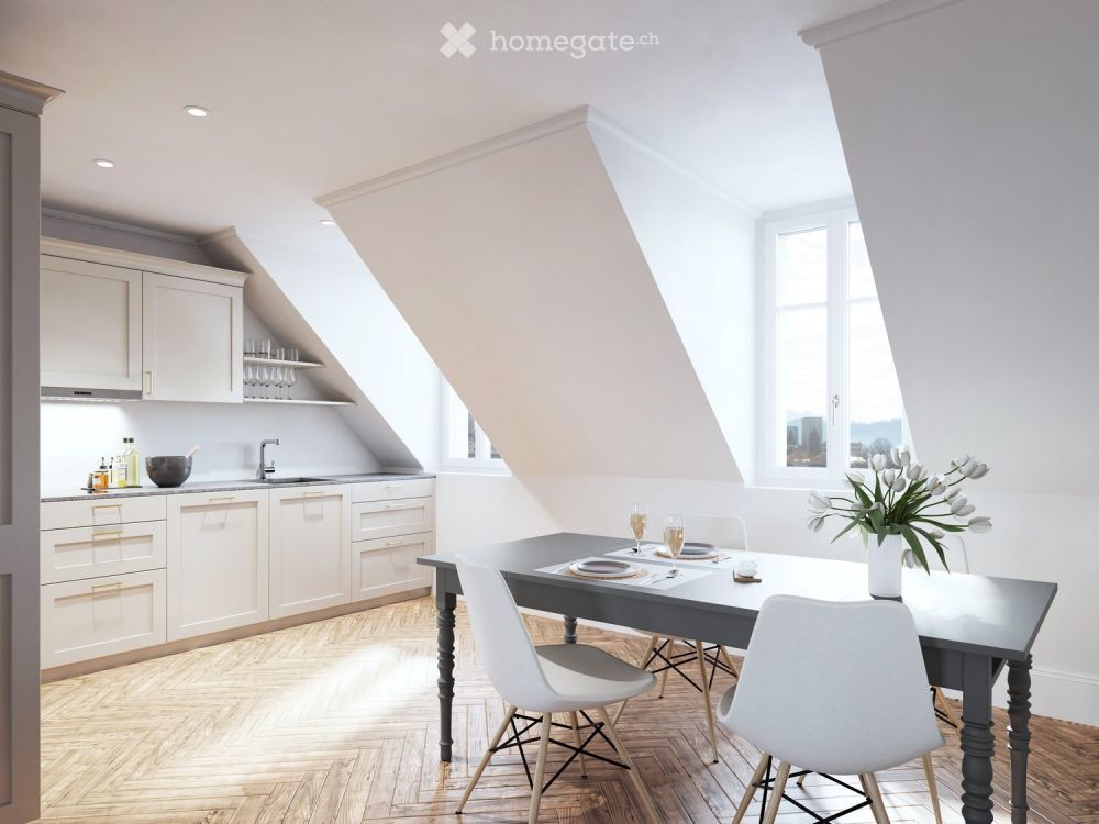 Moderne 4.5-Zimmer-Dachwohnung im Neubau (Aufstockung) an der Bireggstrasse 22, Luzern - Bild 2