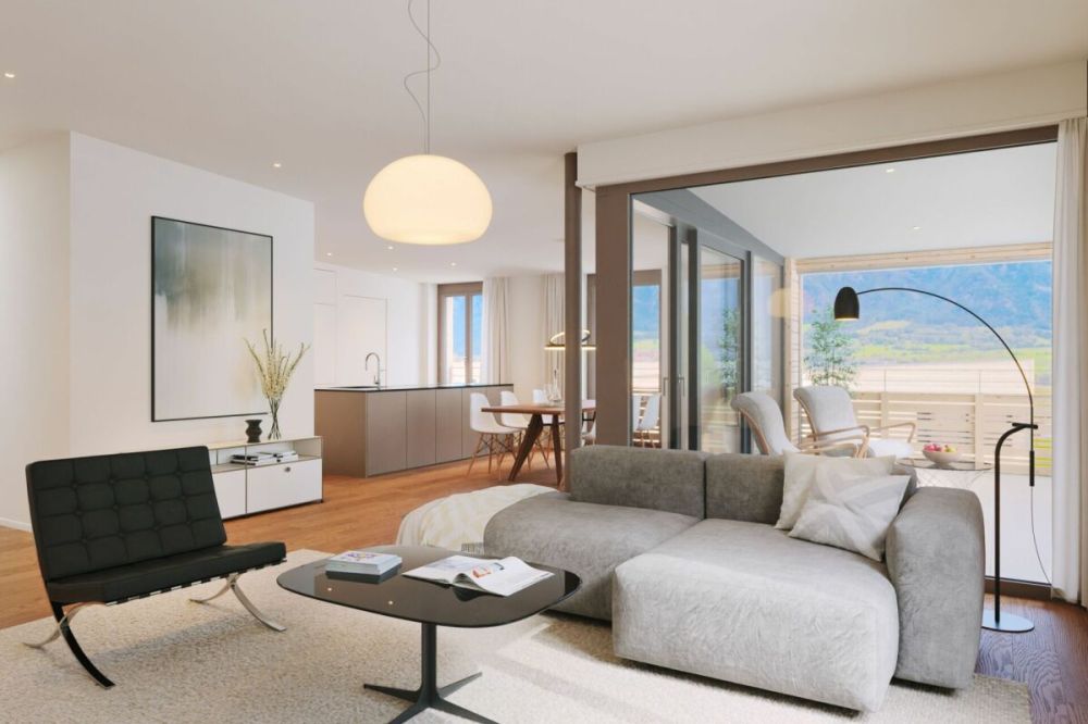 Erstbezug - 3.5 Zimmer-Wohnung - Überbauung Bawangs - Innenvisualisierung WHG C.31