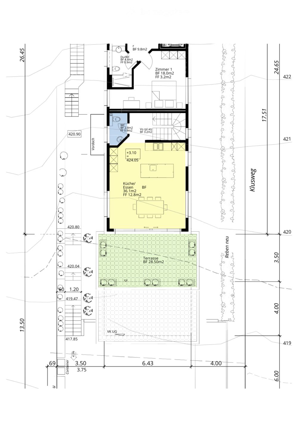 Exklusive 4.5 bis 5-Zimmer-Maisonettewohnung in einem 2-Fam. Haus mit einmaliger See- und Bergsicht - Bild 12