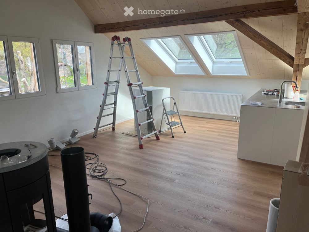 Helle 2.5-Zi-Dachwohnung in Hermiswil (Erstvermietung) - Bild 1