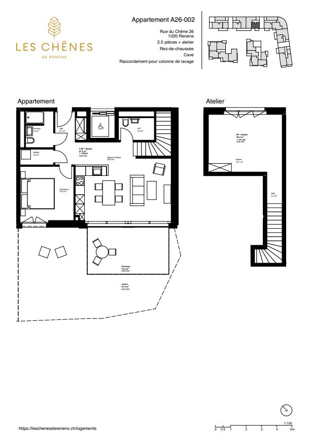 2.5 pièce neuf avec atelier au sous-sol - A26-002 - Bild 8