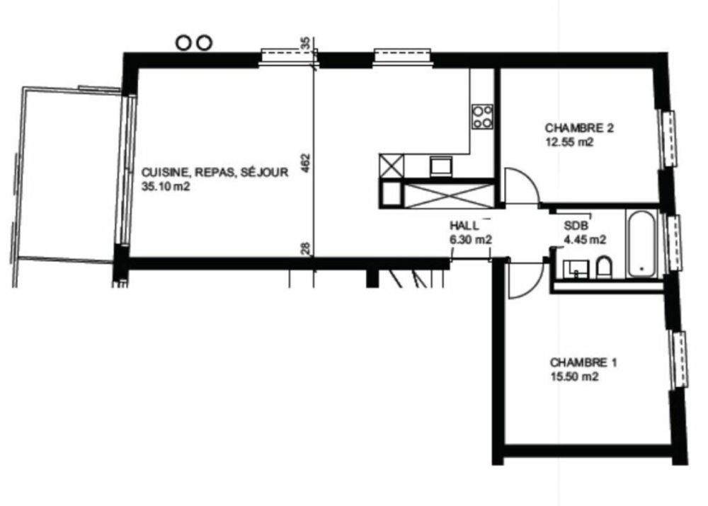 Wohnung mit 3.5 Zimmern - Bild 8