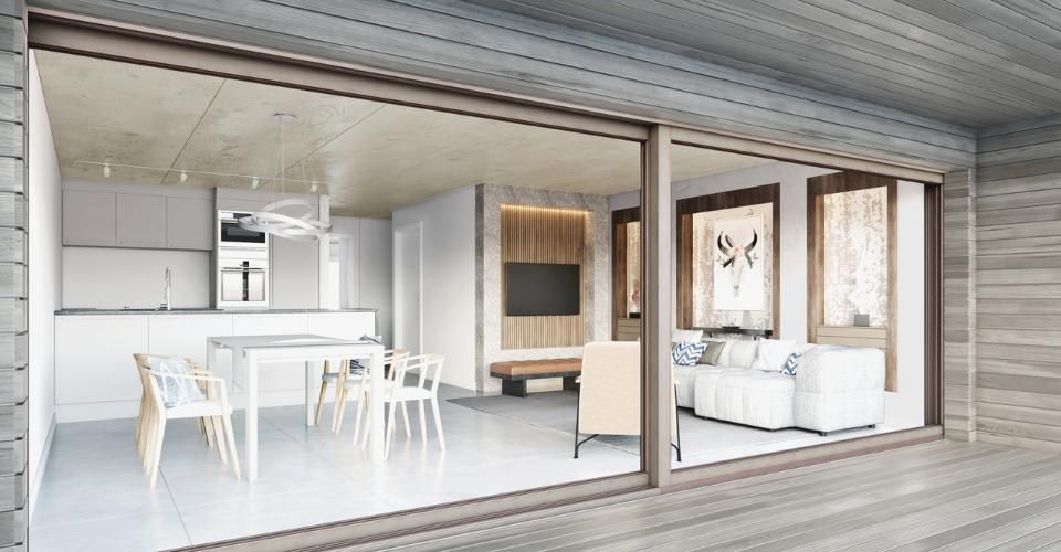 Saxon, appartement 2.5 pièces à louer dans la résidence "Colette - Appartement 2.5 pièces - image - 1