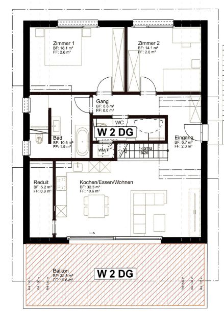 Neubezug – Exklusive 4½-Zimmer-Maisonettewohnung im Zweifamilienhaus - Bild 7