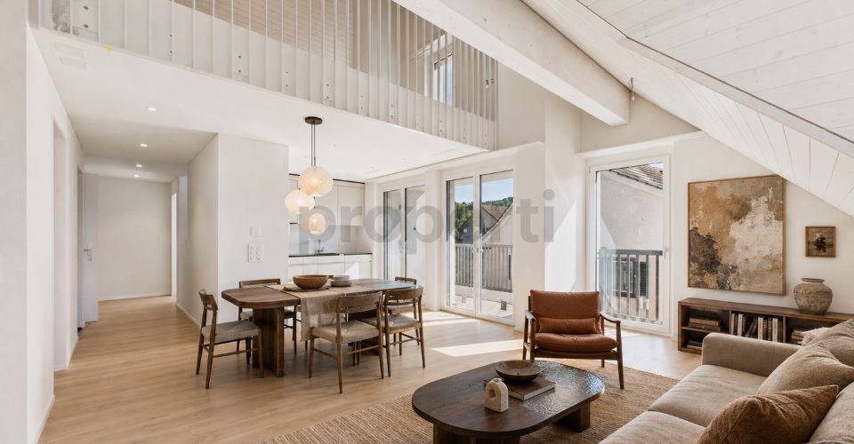 Erstbezug: Exklusive 4.5-Zimmer-Galeriewohnung mit beeindruckender Raumhöhe - Duplex 4.5 pièces - image - 2