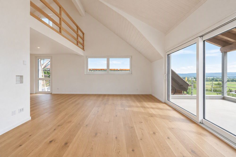 attraktive und grosszügige 3.5-Zimmer Neubauwohnungen zu vermieten - Dachgeschoss - Wohnen KI generiert