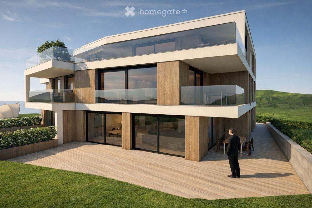 Erstvermietung: Topmoderne Wohnung im Eigentum Standard, Minergie effizient mit Solarstrom - Bild 2