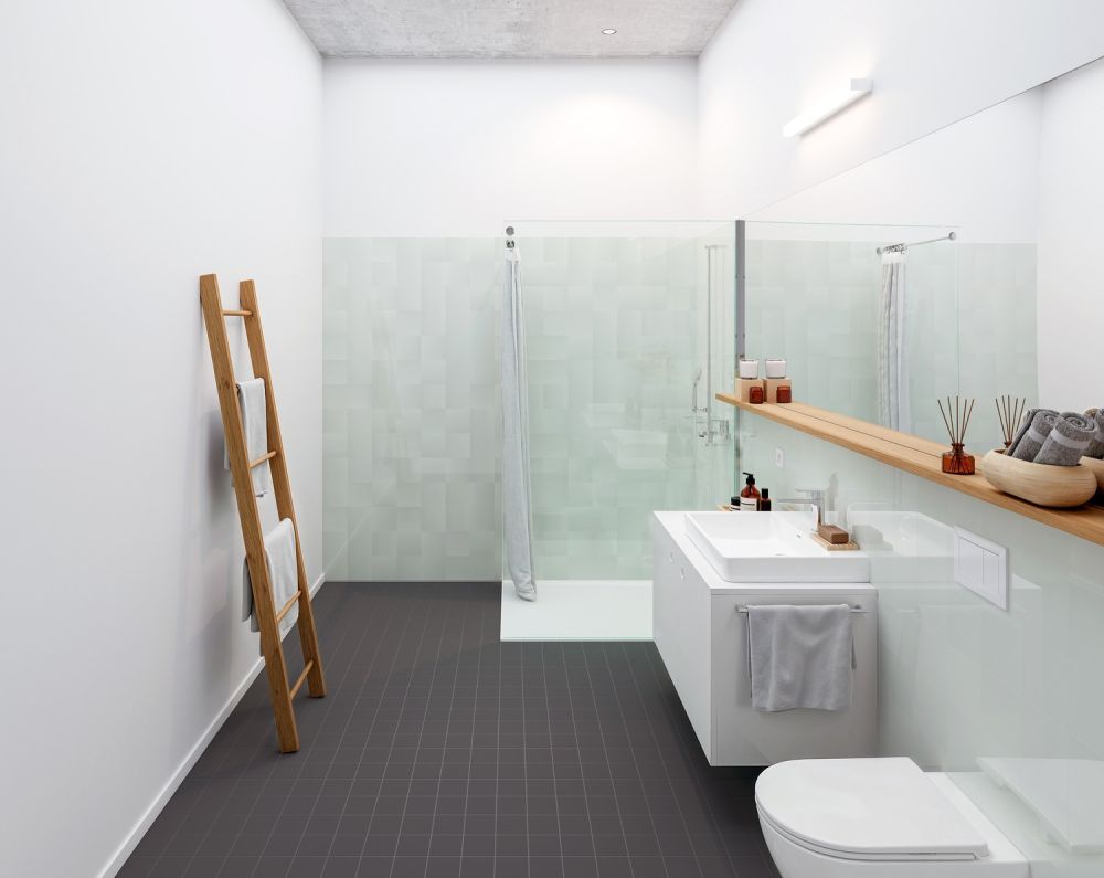Erstvermietung - Moderne Wohnung mit industriellem Charme - Visualisierung Bad