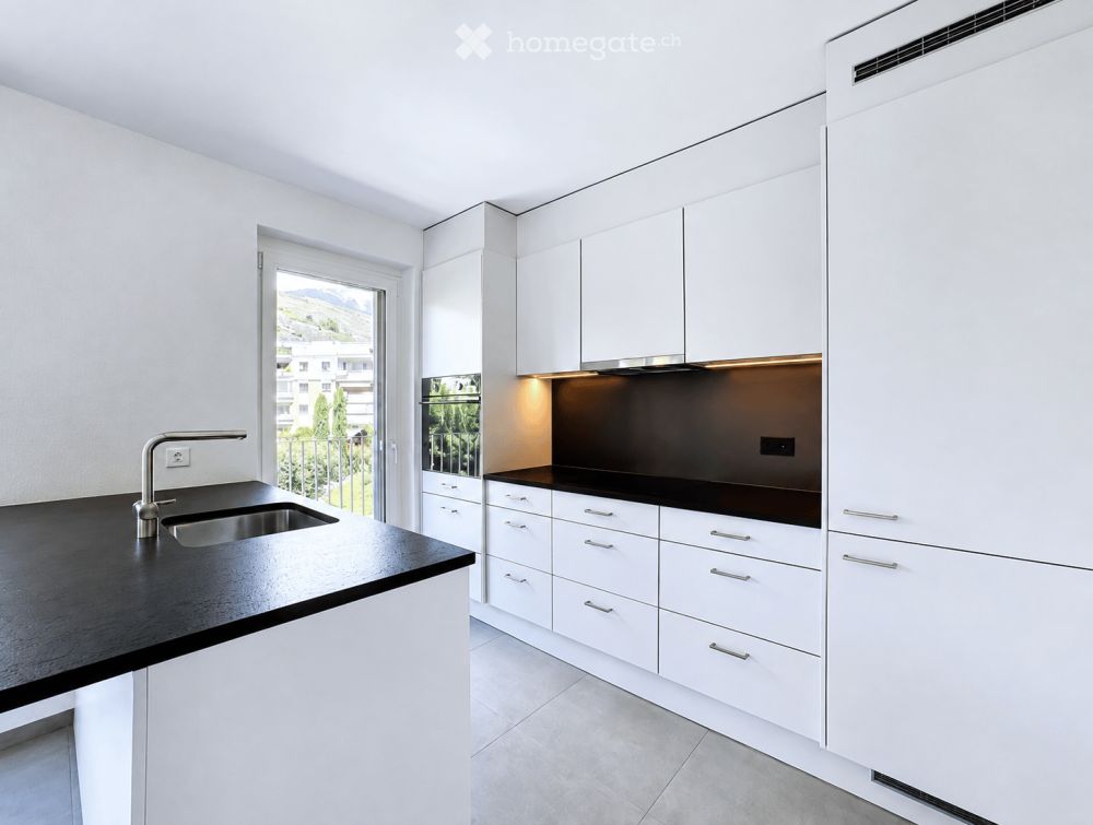 Appartement neuf et lumineux de 3,5 pièces avec balcon et parking à Sion – Promenade du Canal 69 - Bild 3