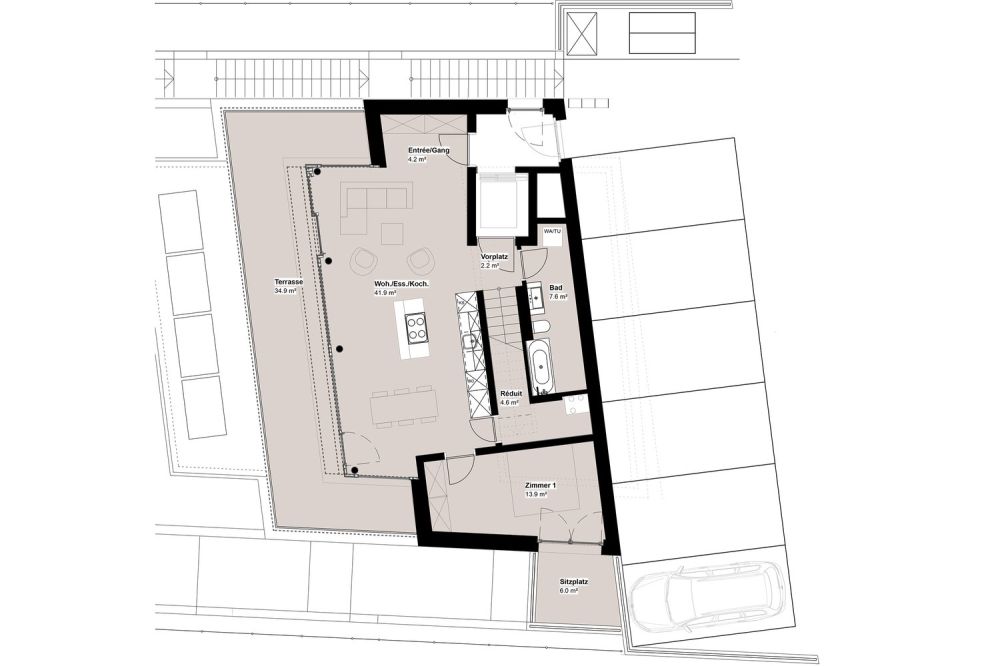 Erstvermietung - Exklusive 3.5 Zimmer-Maisonette-Wohnung mit Aussicht über Binningen -  W1 - Bild 4