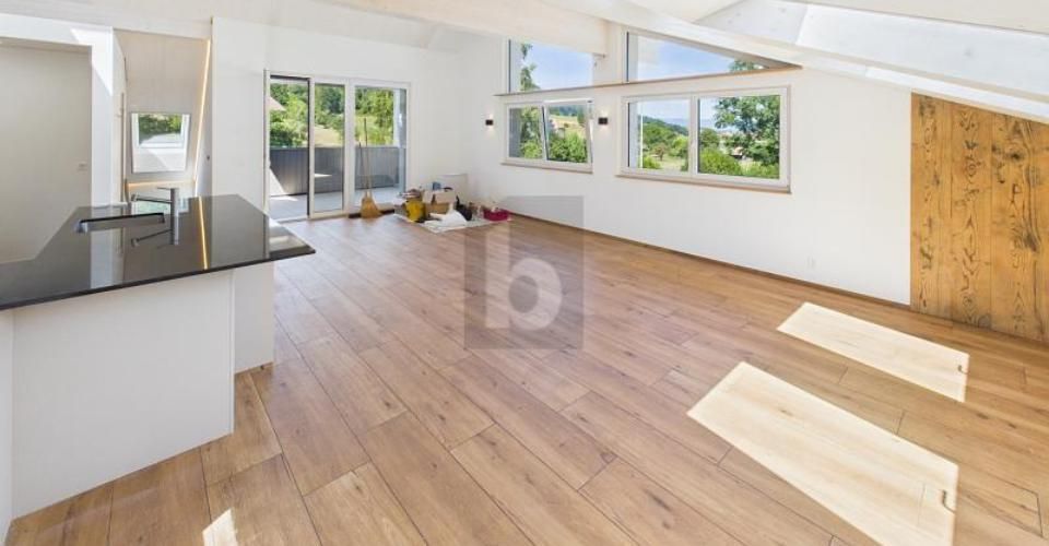 ERSTBEZUG, IM EIGENTUMSSTANDARD, MIT VIEL HOLZ - Duplex 3.5 pièces - image - 2