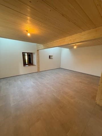 A louer, magnifique logement de 3.5 pièces dans une ferme rénovée - séjour
