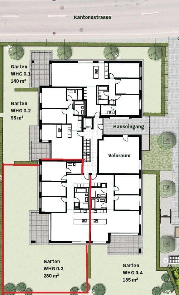 Moderne 4.5-Zimmer-Neubau-Terrassenwohnung in Schübelbach - Bild 5