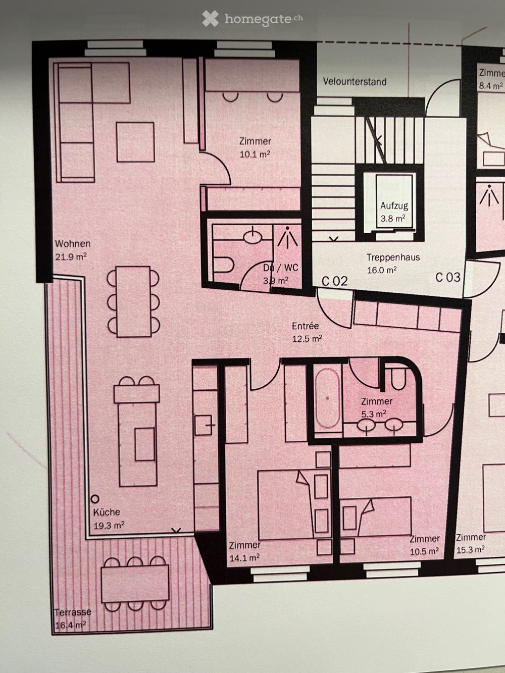 Neue helle Wohnung in Trin Mulin - Bild 8