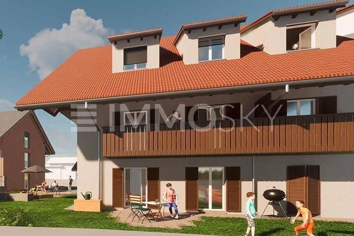 Modernes Wohnen im Neubau – hier entsteht Ihr neues Zuhause - Gartenansicht