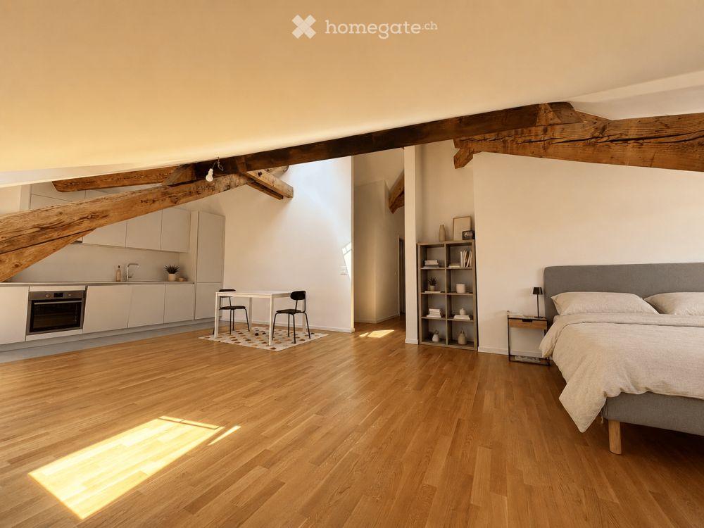 Magnifique loft entièrement rénové au centre de Lausanne - Bild 1