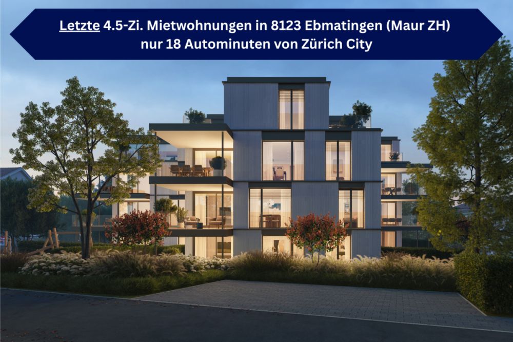 Letzte Chance - "INTER LACUS" 4.5-Zi. Wohnung mit herrlicher Weitsicht - Bild 1