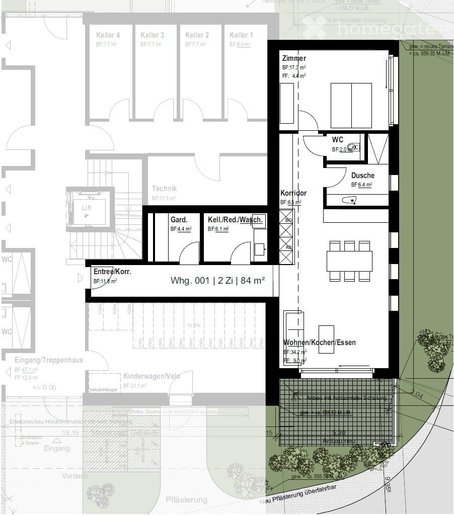 Erstvermietung - grosszügige 2.5-Zimmer-Wohnung sucht Sie - Bild 2