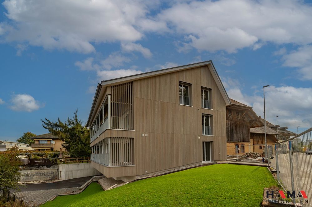 Neubauwohnung mit pauschalem Mietzins - Aussenfotos Lärche Haus, Roggwil BE_001