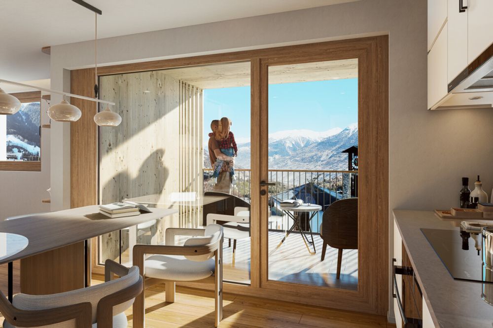 2.5-Zimmer-Dachwohnung zur Miete (Erstbezug): Neubau in Bürchen - Bild 6