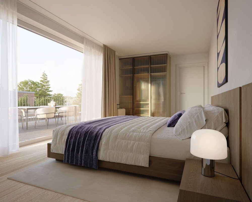 4.5-Zimmer-Gartenwohnung - Schlafzimmer