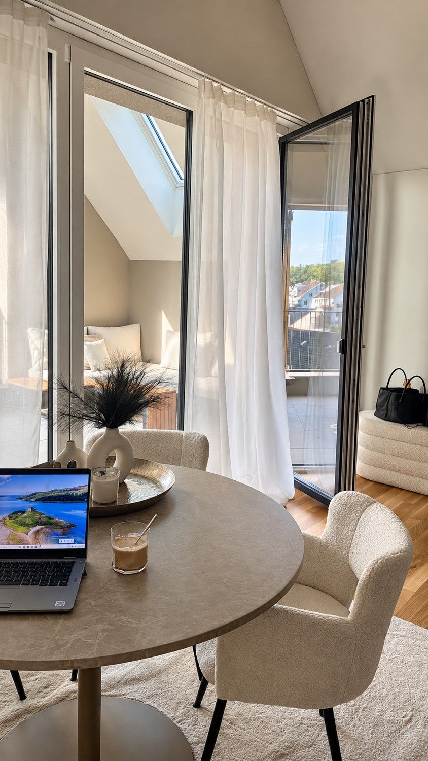 Moderne 2.5-Zimmer-Neubauwohnung mit grandioser Säntis-Aussicht - Essbereich