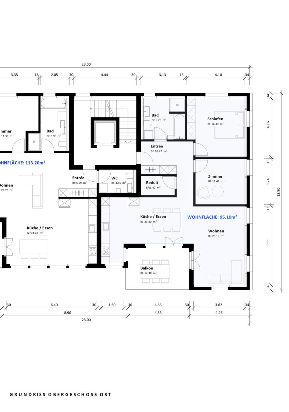 Vermietung von neuer, moderner 3.5 Zimmerwohnung an Südhanglage mit Blick ins Grüne. - Bild 9