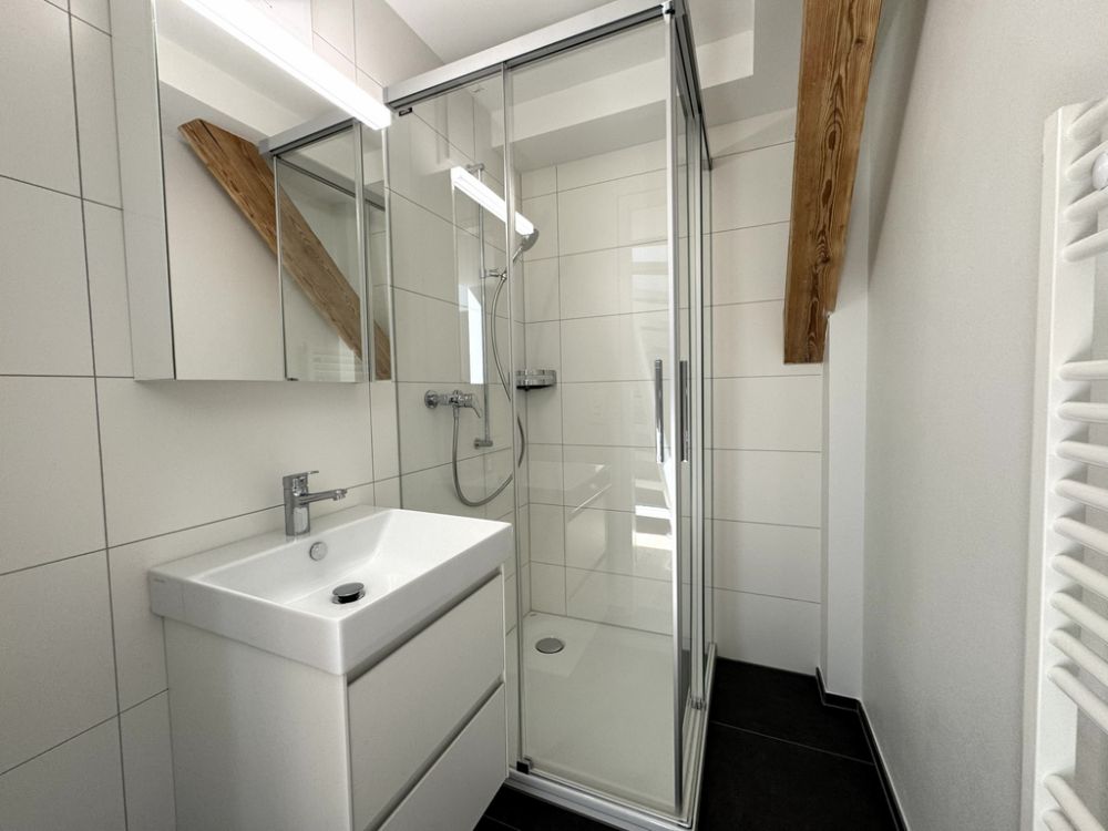 Neubauwohnung am Eigerplatz gesucht? - Dusche