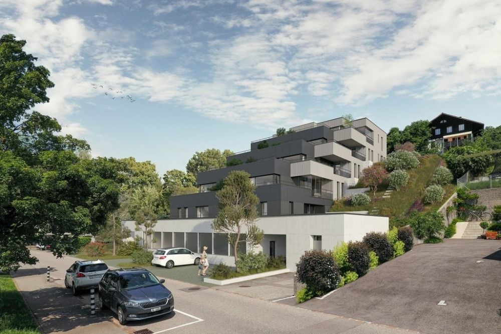 Neubau BÜSI Sissach - Terrassenwohnen mit Stil - Aussenansicht