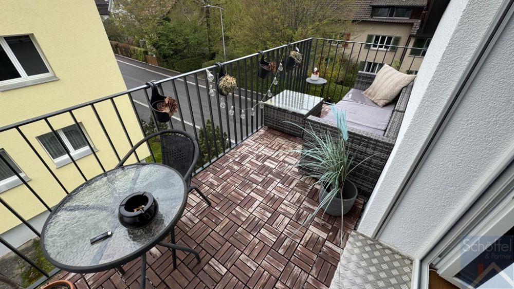Stadtnahe Wohnung - Balkon