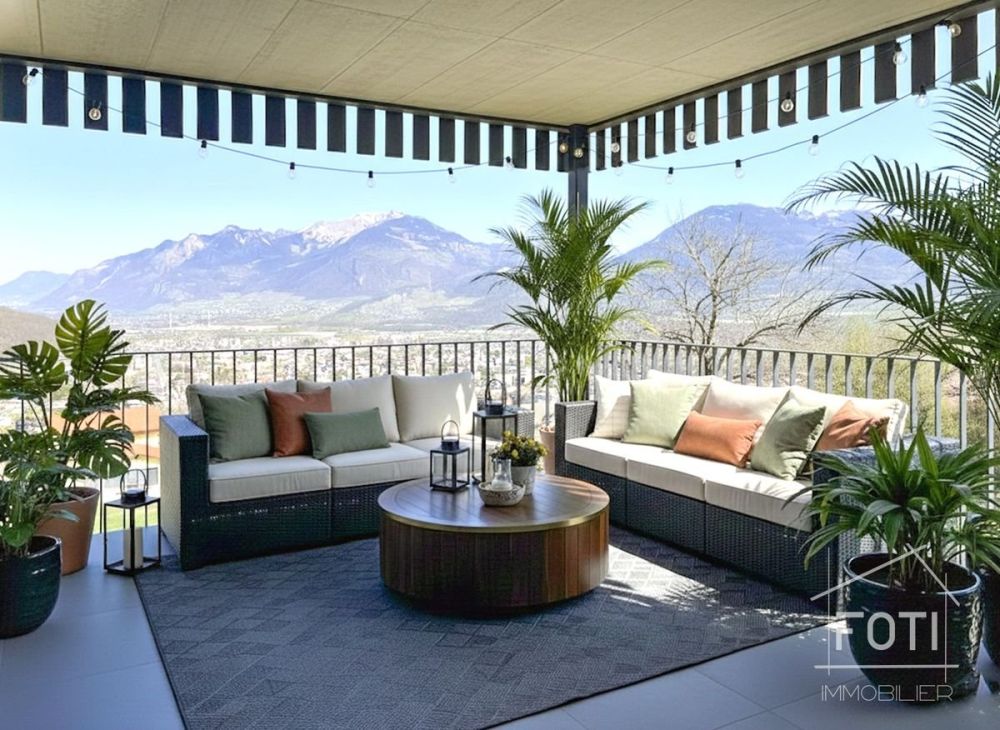 LOCATION-VENTE : Villa individuelle NEUVE de 4,5 pièces avec belle vue sur la plaine. - Terrasse