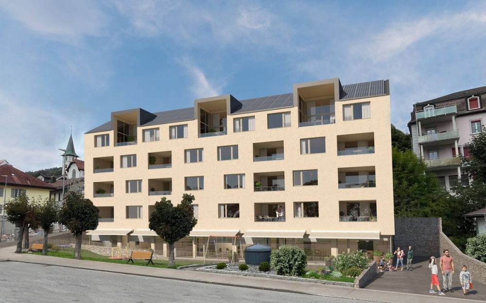 Appartements neufs de 2.5 pièces avec loggia - Confort moderne, durabilité et qualité de vie au coeur du village - Bild 5