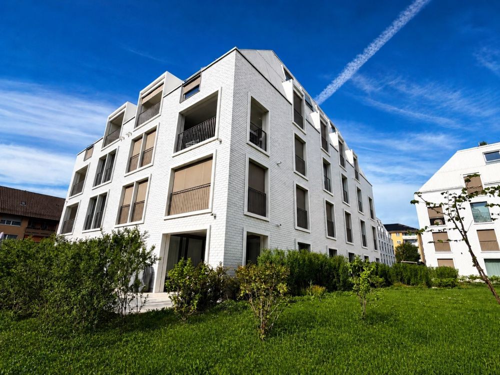 Moderner Innenausbau und grosse Dachterrasse - Aussenansicht