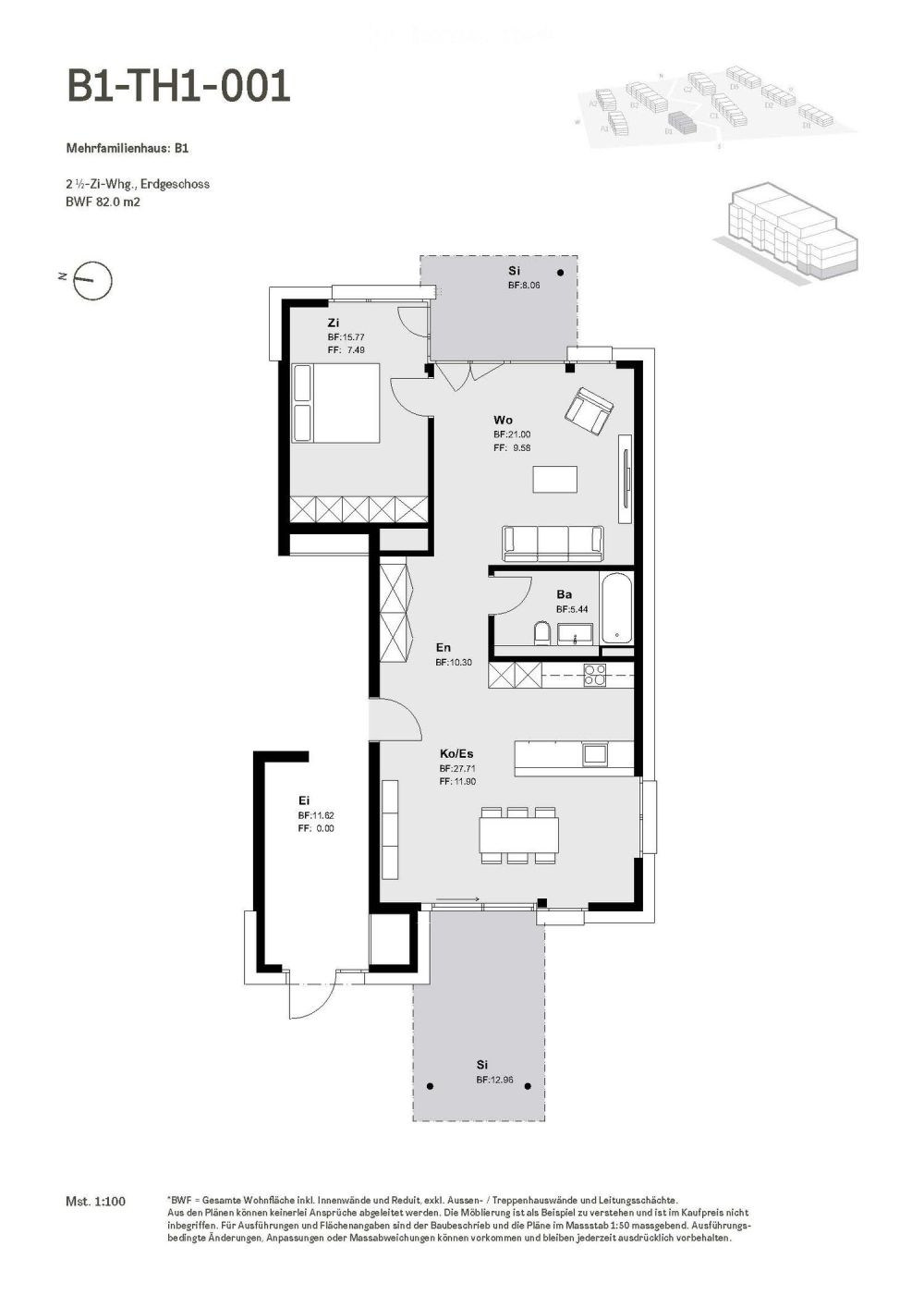 Erstbezug: Helle 2.5-Zimmer Gartenwohnung mit 2 Sitzplätzen & hochwertigem Ausbau - Bild 7