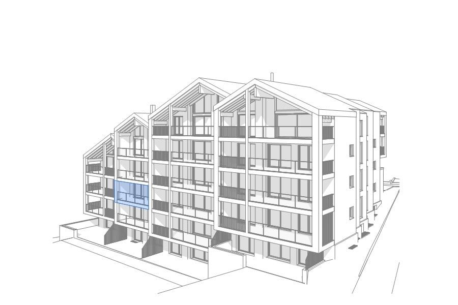 Moderne 2.5-Zimmer-Wohnung im Herzen von Zermatt – Neubau mit Matterhornblick - Bild 2