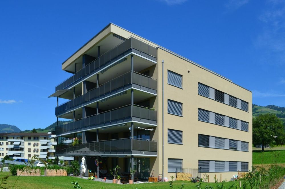 Attraktive 3.5-Zimmer-Neubauwohnung - Aussenansicht