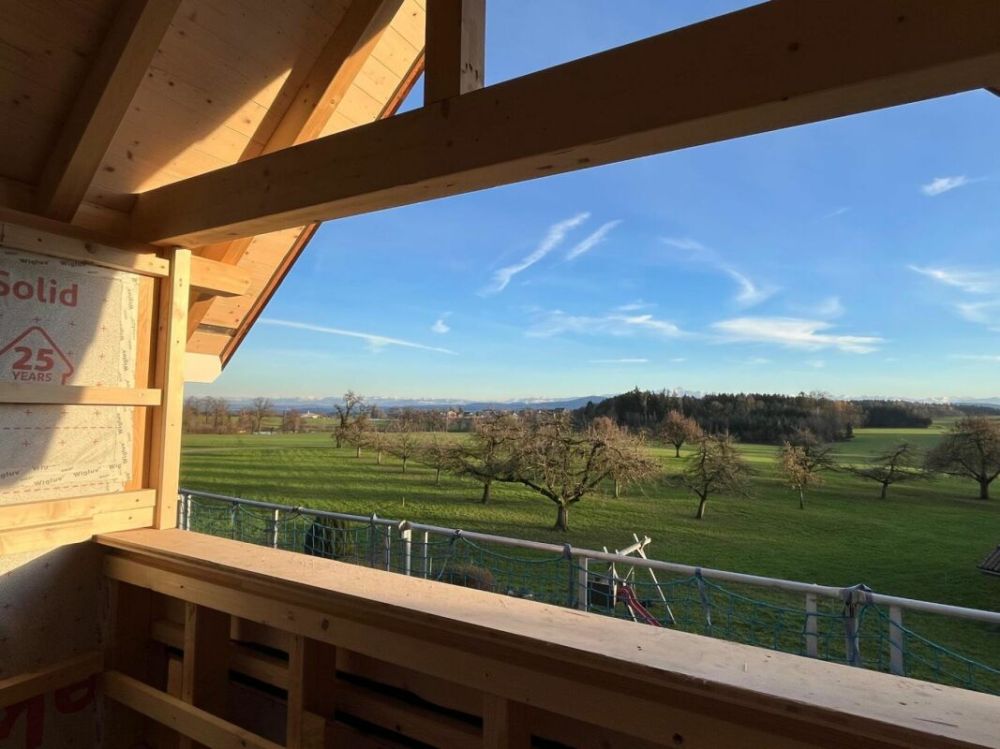 Lichtdurchflutete Neubau-Maisonettewohnung mit Loggia & traumhafter Aussicht - Aussicht Lodga