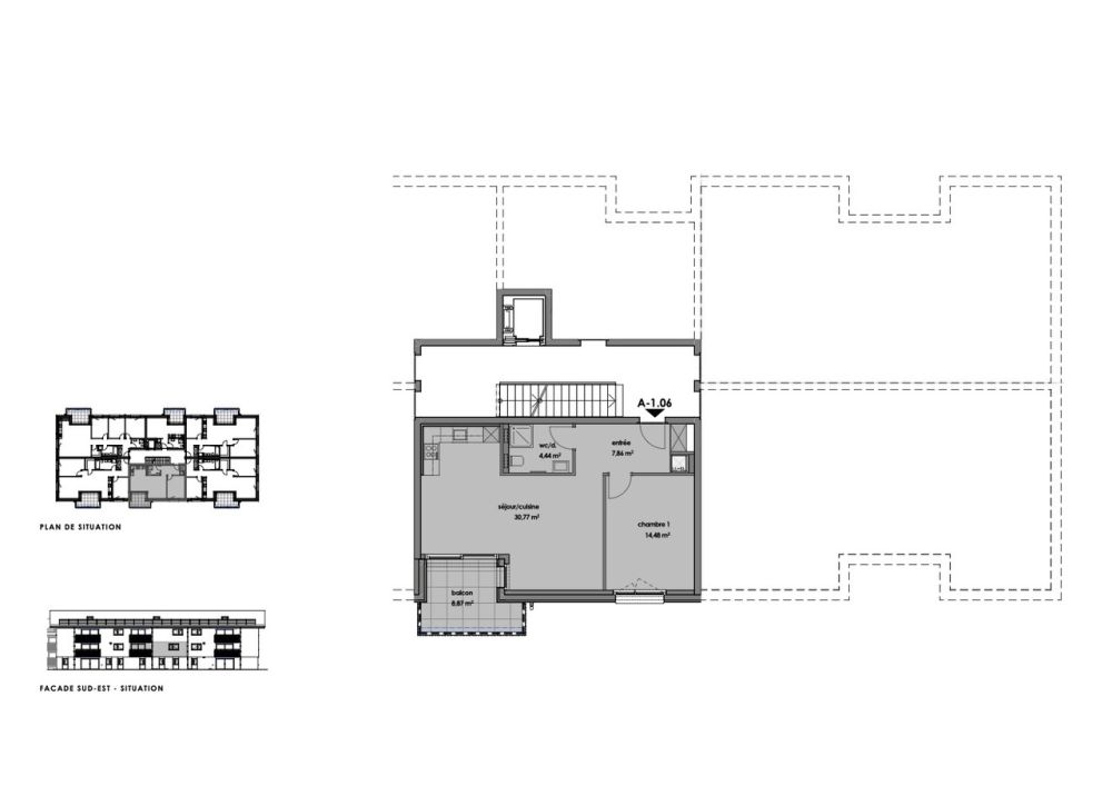 Magnifique appartement neuf de 2,5 pièces dans un cadre verdoyant - Bild 4