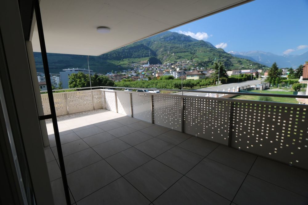 Appartement neuf de 3.5 pièces avec balcon et vue sur les montagnes à Saxon - Bild 1